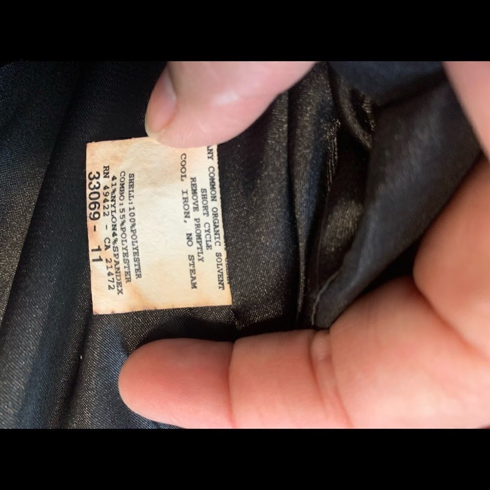 VTG Vintage Jessica McClintock Gunne Sax pink and black party dress size 1 - Picture 4 of 12